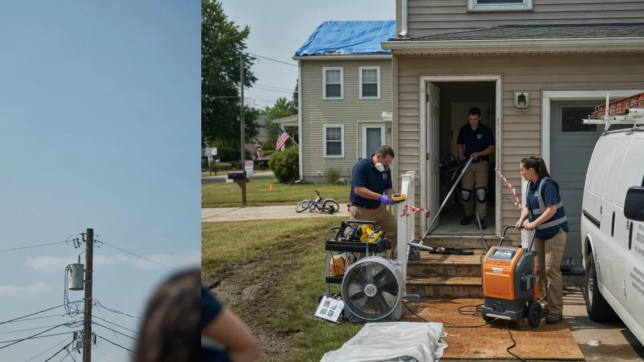 Water Damage Repair in Lowber, PA near me